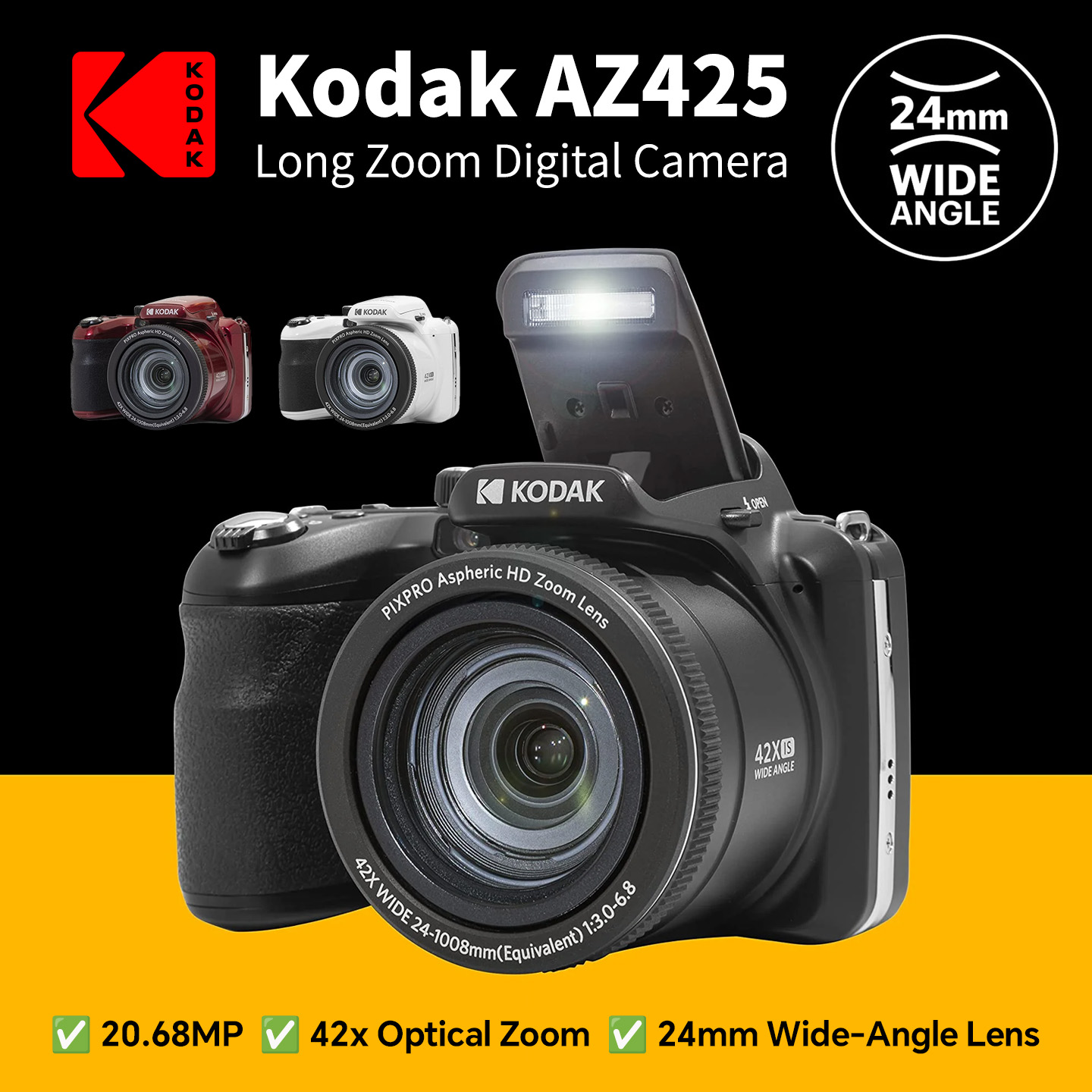 Canon Camera Eos R50 - 100% Original KODAK PIXPRO AZ425 Digital