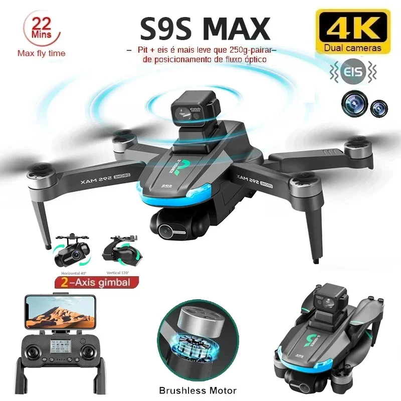 NEW S9S MAX MINI Drone 4K 2-Ax - Drone Cinematic review and price