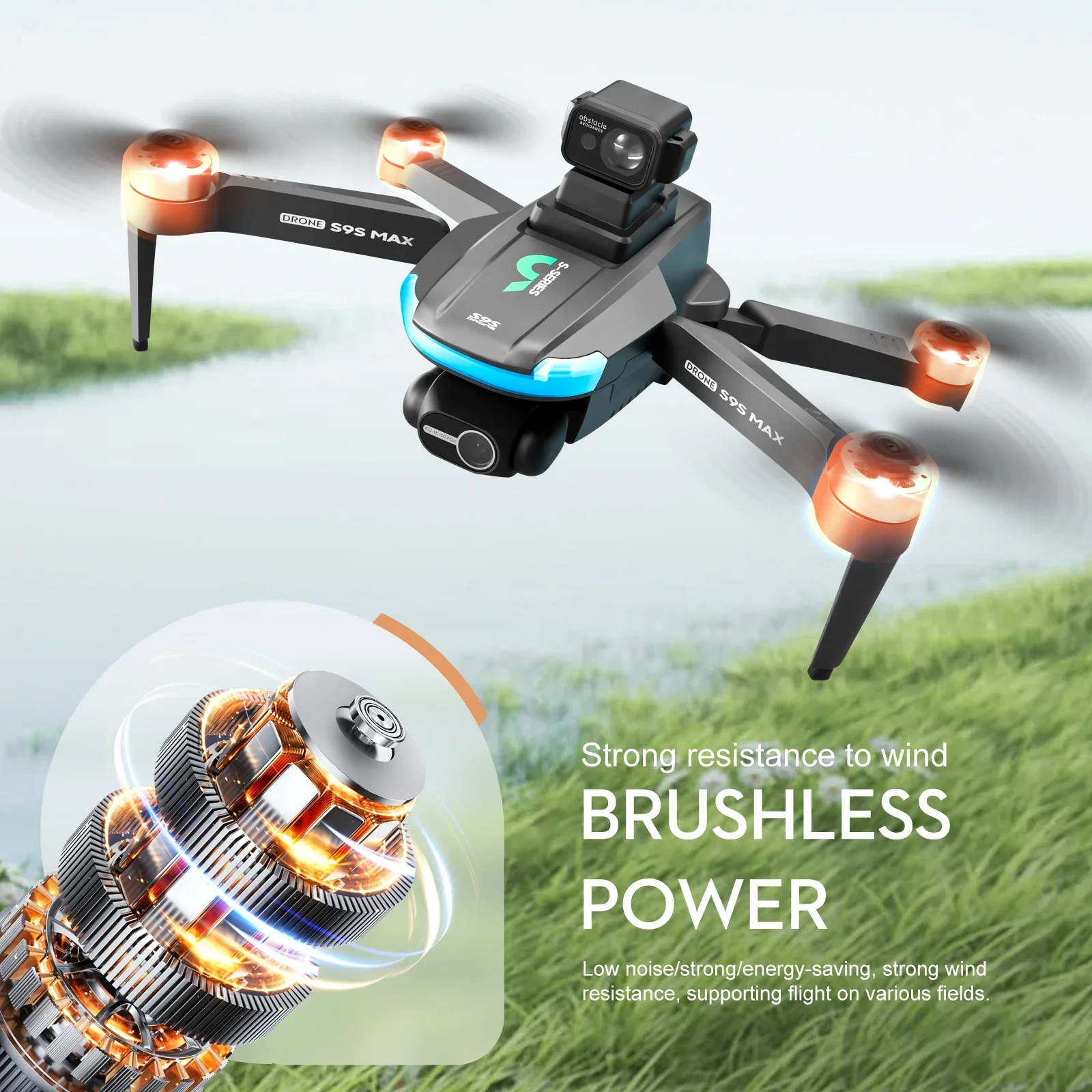 NEW S9S MAX MINI Drone 4K 2-Ax - Drone Cinematic review and price