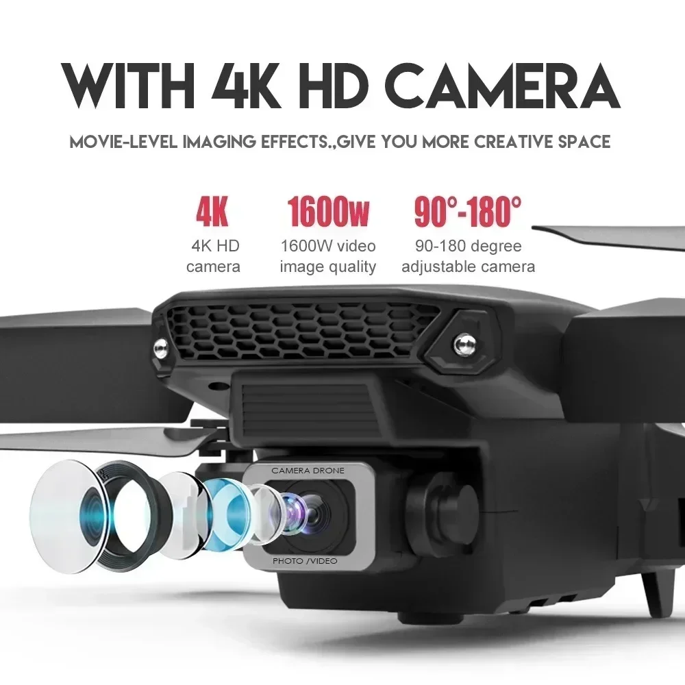 E88 Pro WIFI FPV Drone Wide An - Drone Cinematic review and price