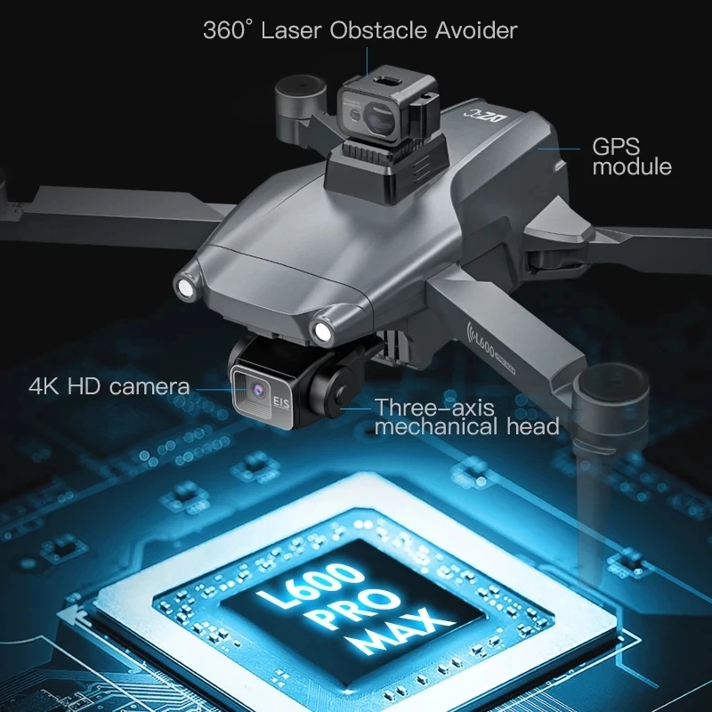 L600 PRO MAX GPS Drone Profess - Drone Cinematic review and price